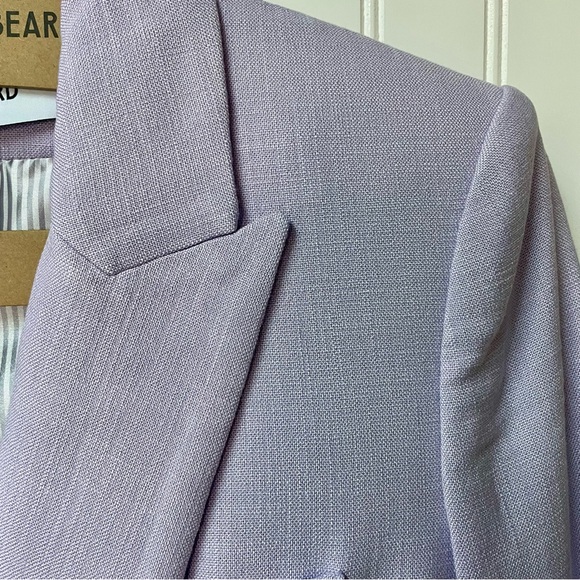 Veronica Beard Soft Lilac Miller Dickey Jacket Size 4 light Purple - Picture 4 of 12